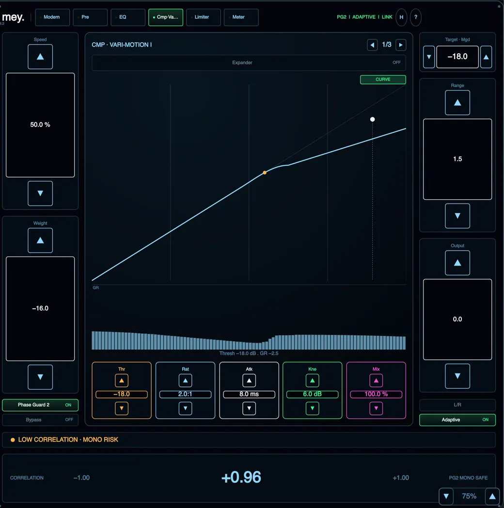 Unity Balancer: Vari-Motion compressor